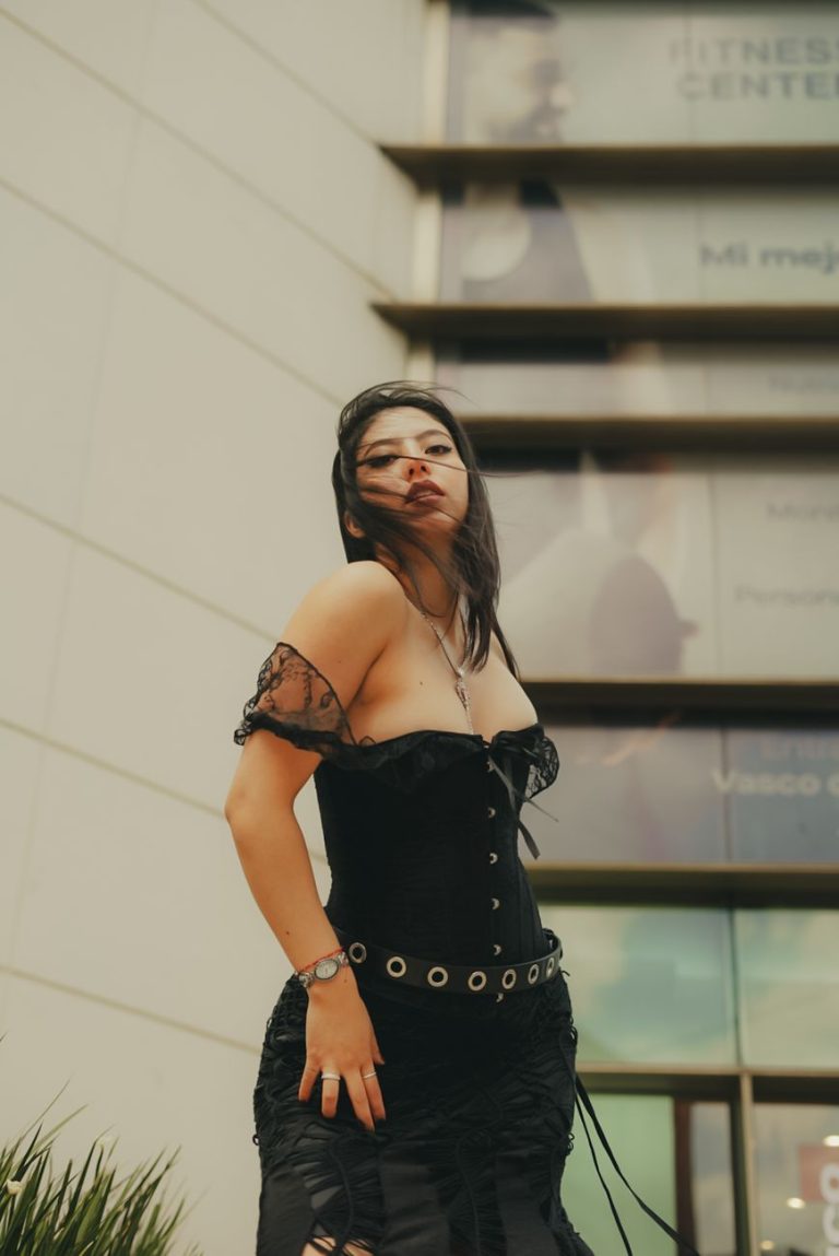 Vrouw in lingerie
