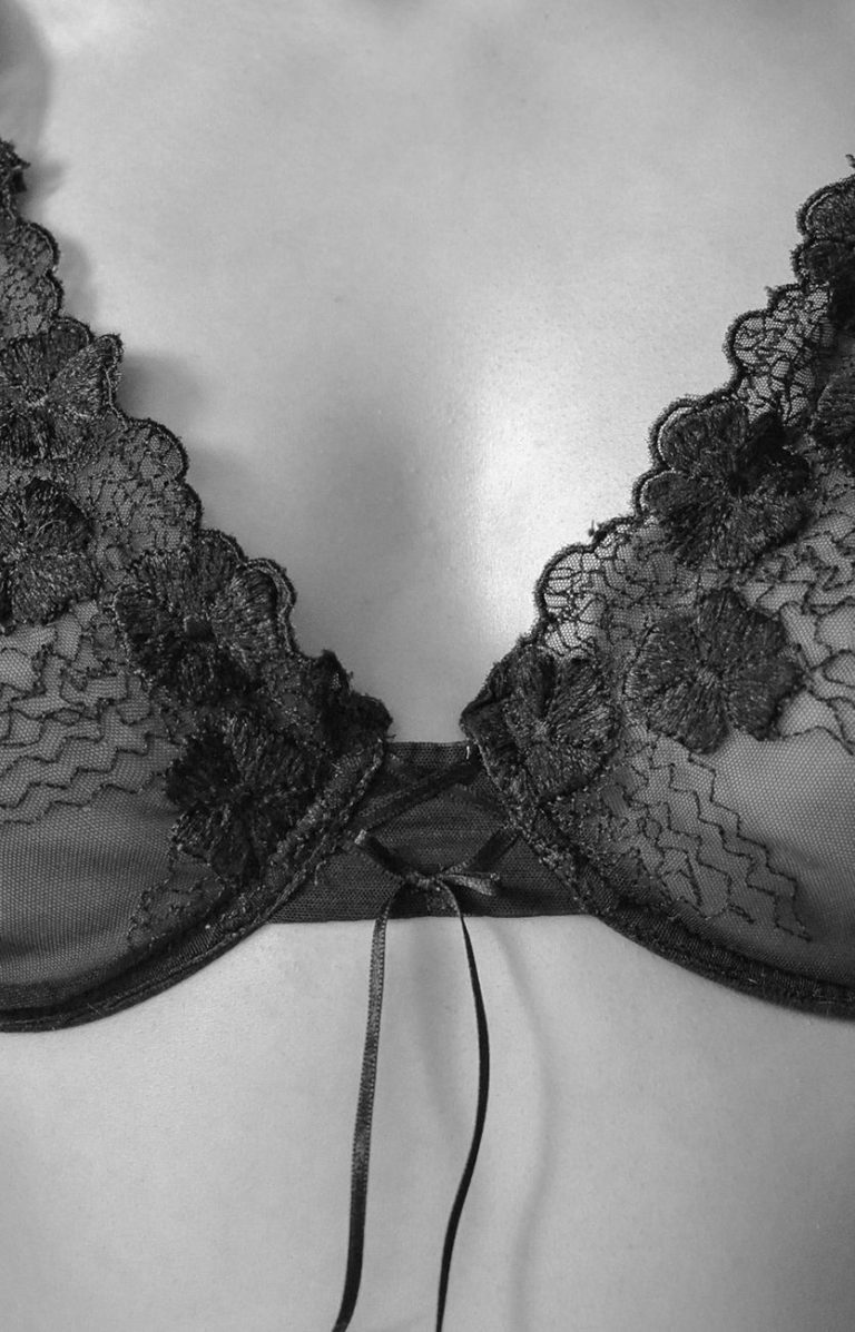 Vrouw in lingerie