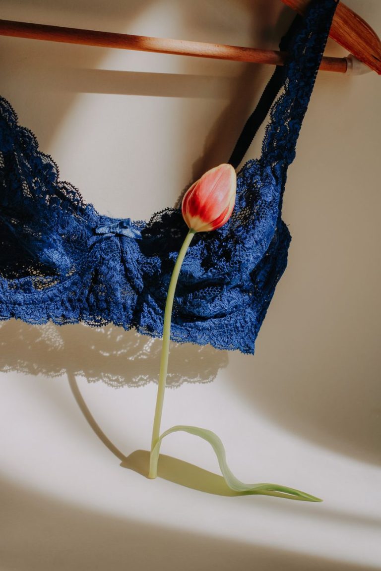 Vrouw in lingerie