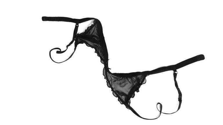 Vrouw in lingerie