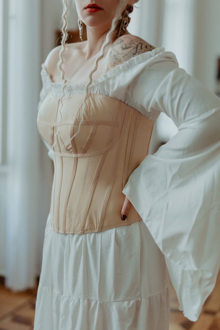 Vrouw in lingerie